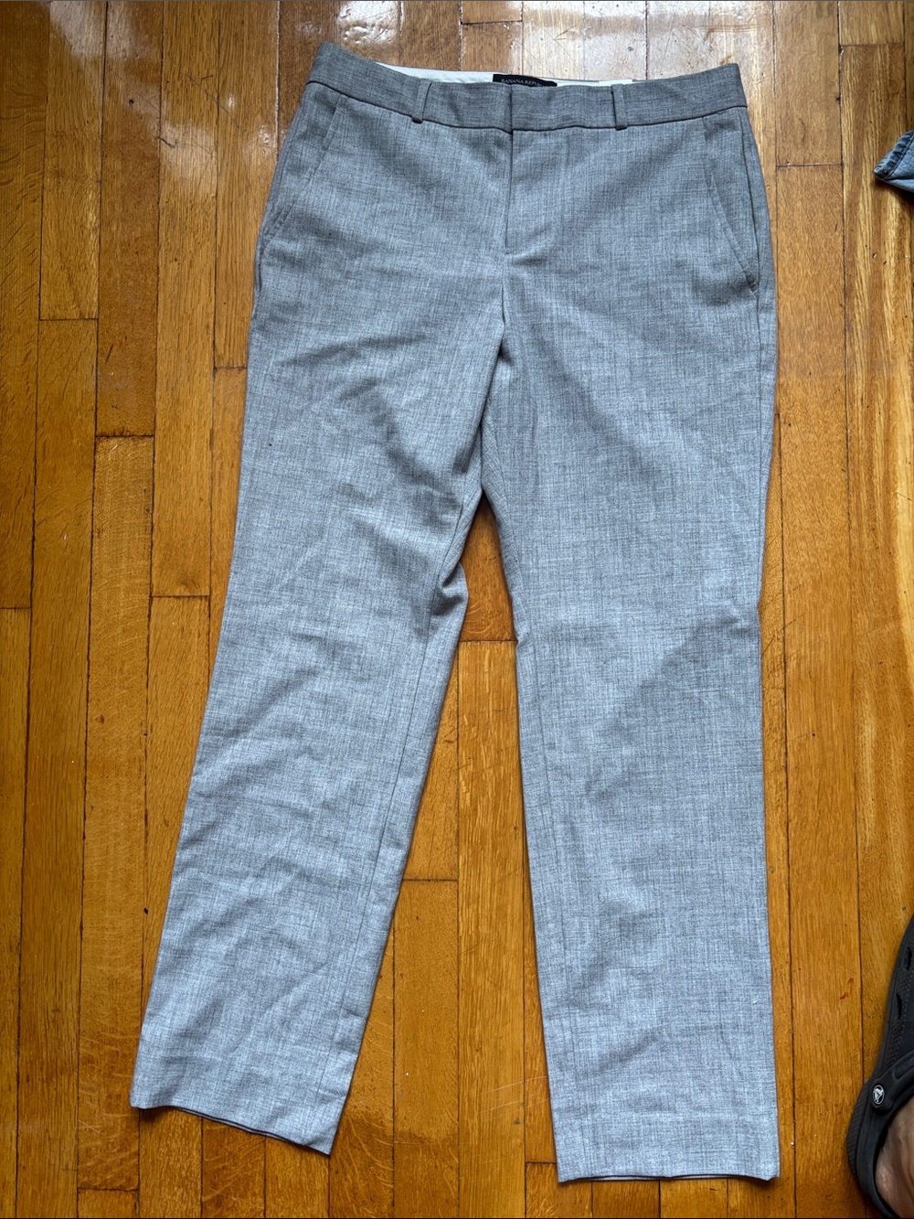 Banana Republic Gray Slim Dress Pants